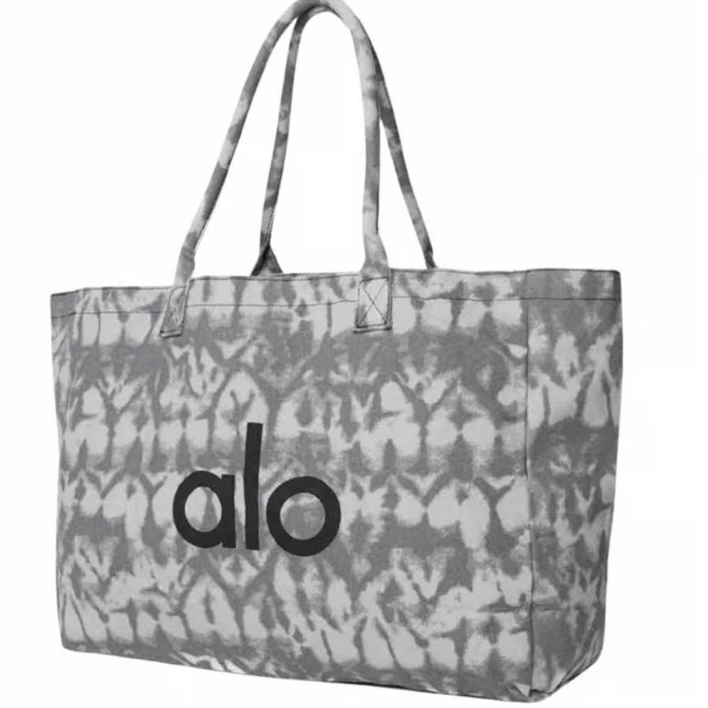 alo grey tie dye yoga bag, new with tags